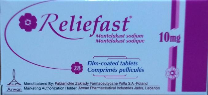 Reliefast Tablets 10mg